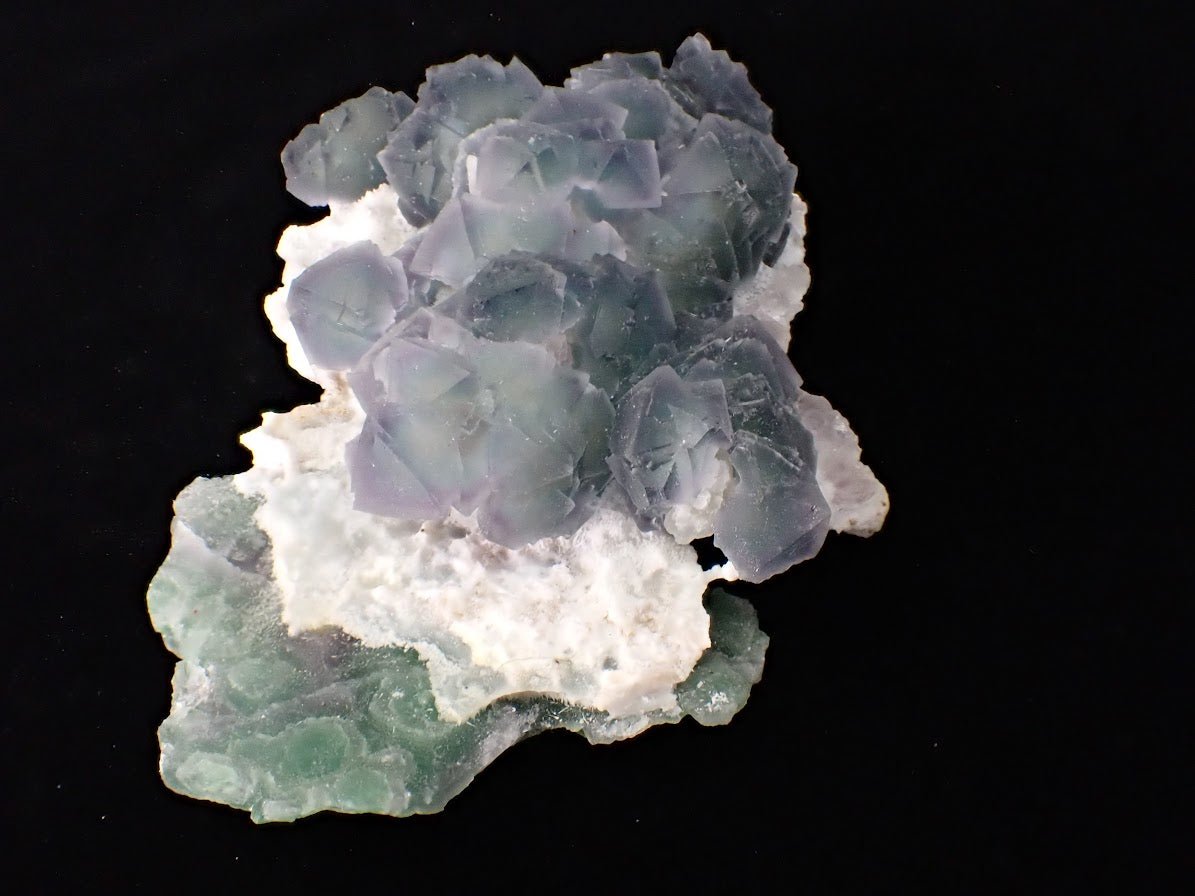 De’an Fluorite Cluster – Green and Purple UV Reactive, Jiangxi Province, China - Legacy Crystals and Minerals