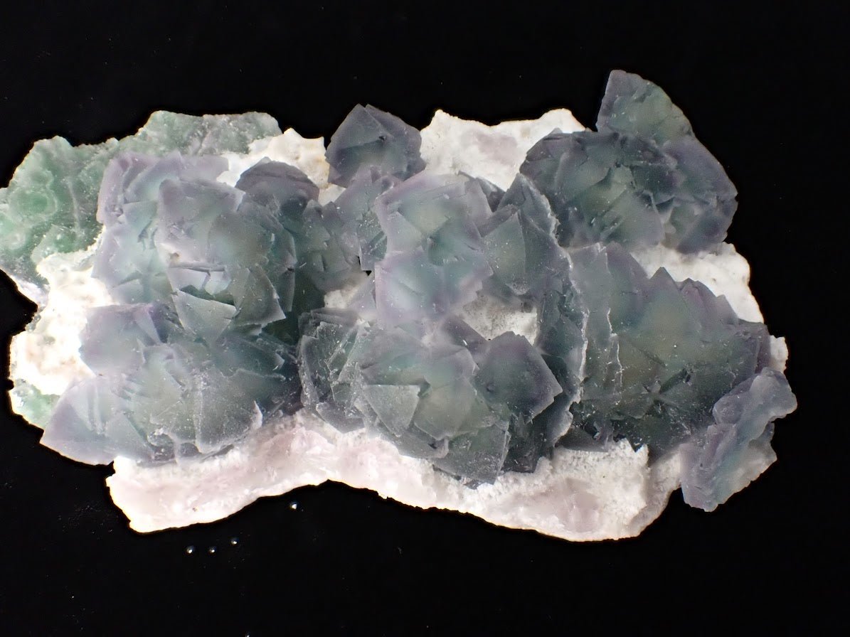De’an Fluorite Cluster – Green and Purple UV Reactive, Jiangxi Province, China - Legacy Crystals and Minerals