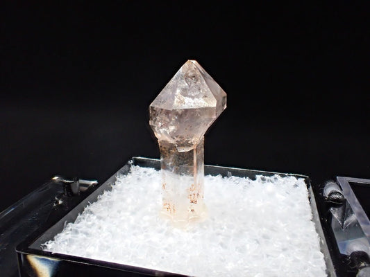 Double - Terminated Amethyst Scepter – Goboboseb Mountains, Namibia – Micro Specimen (21mm) - Legacy Crystals and Minerals