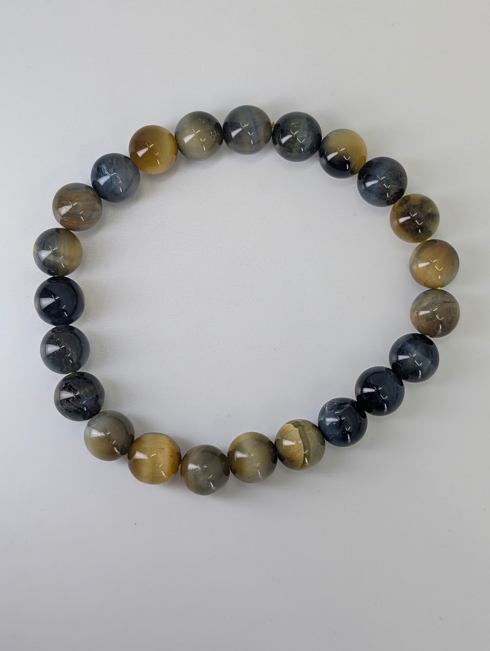 Dream Tiger’s Eye bracelet on white background
