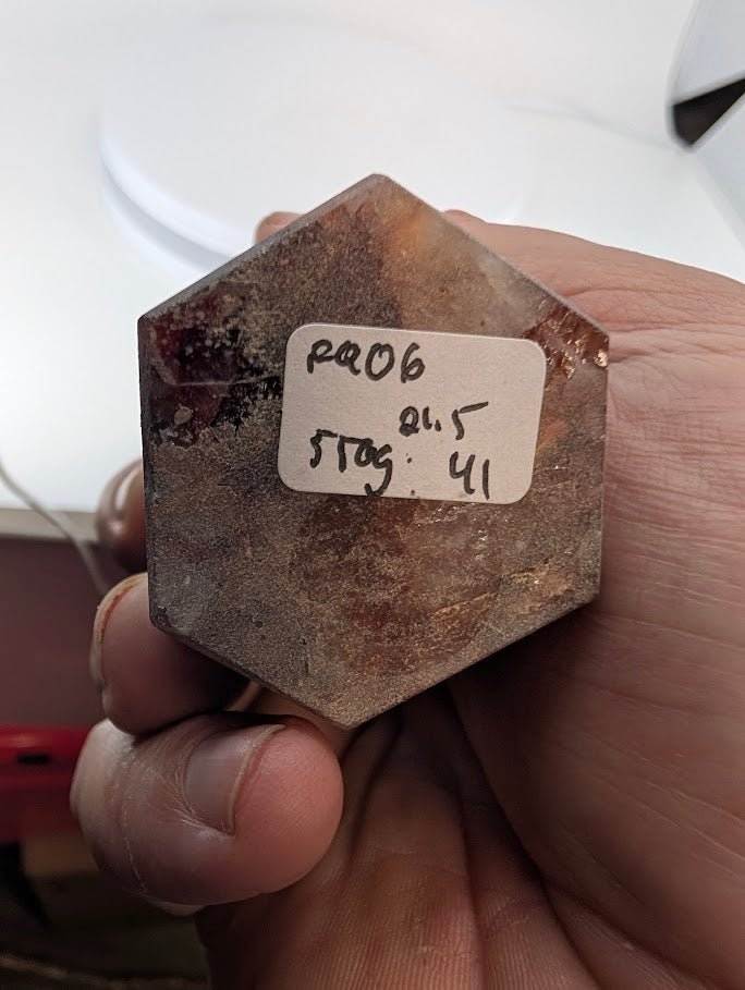 Fire Quartz base with label