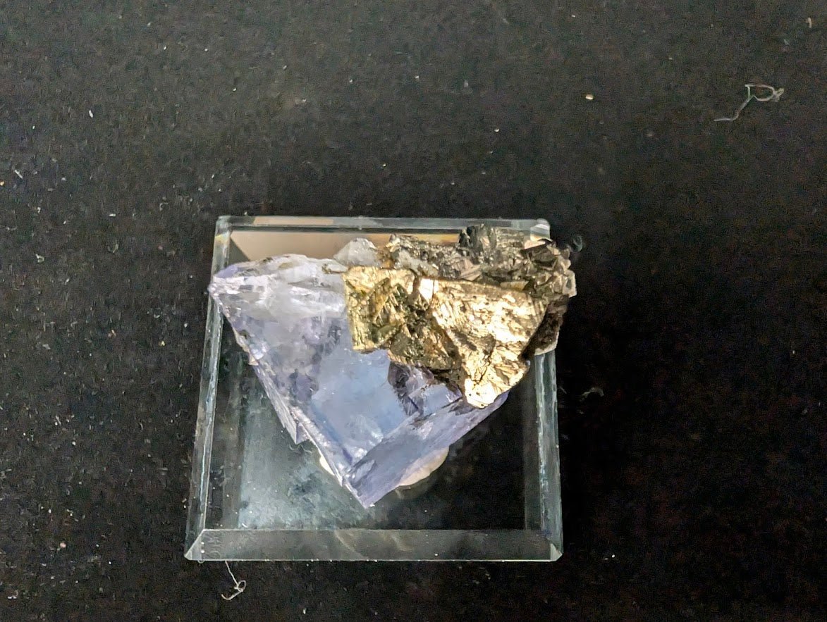 Fluorite with Pyrite - Yaogangxian Mine, China - Legacy Crystals and Minerals
