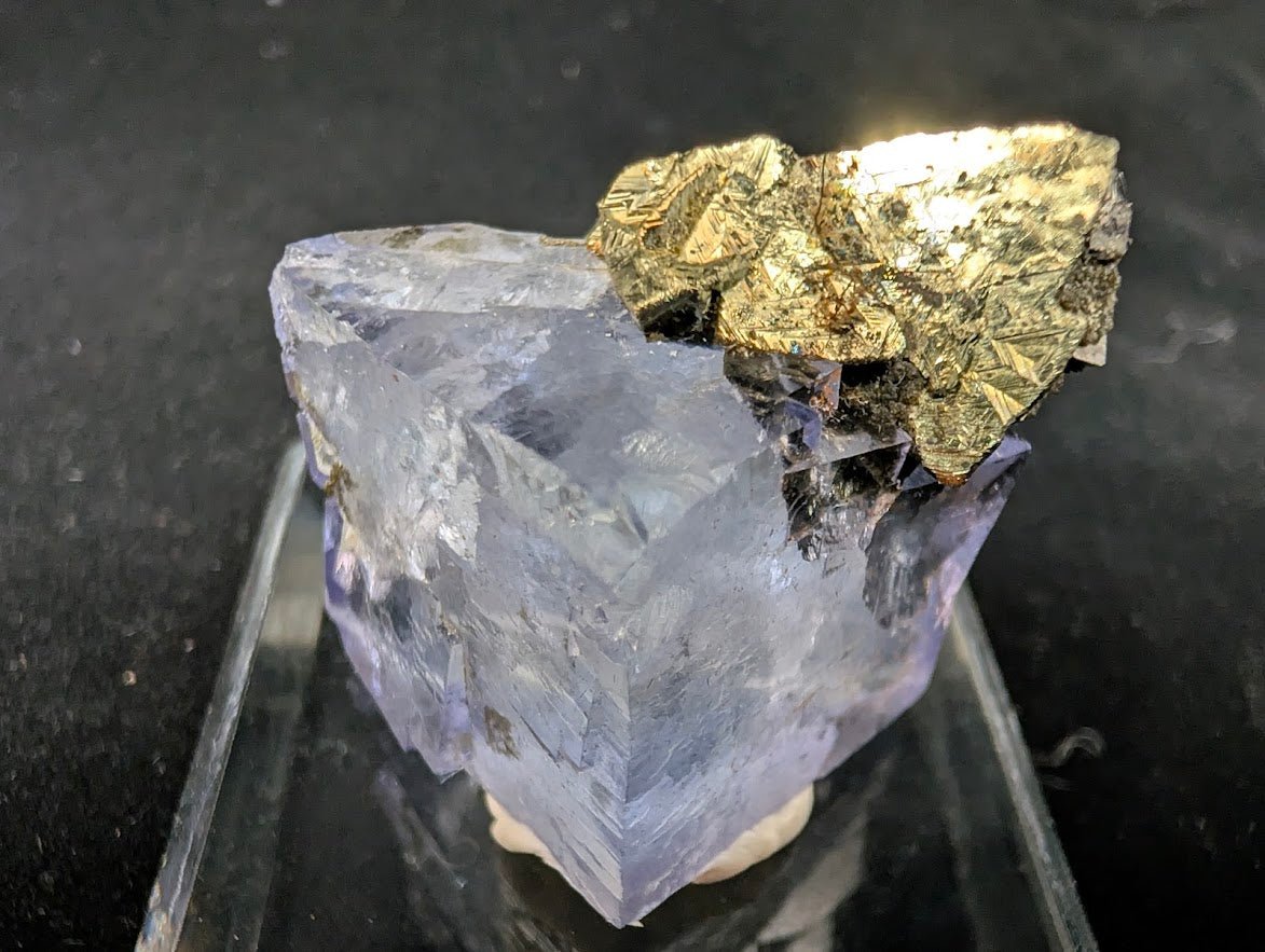 Fluorite with Pyrite - Yaogangxian Mine, China - Legacy Crystals and Minerals