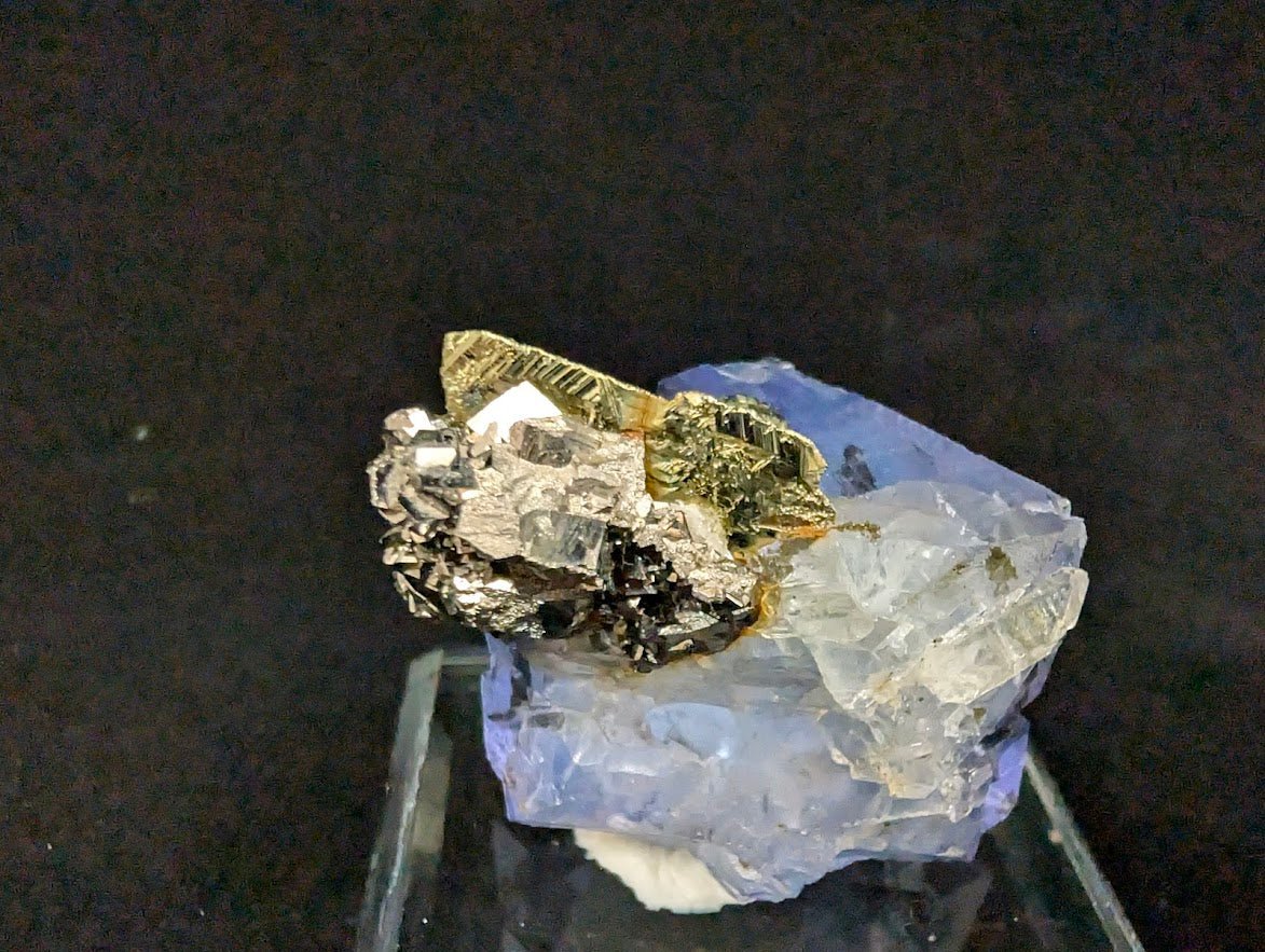Fluorite with Pyrite - Yaogangxian Mine, China - Legacy Crystals and Minerals
