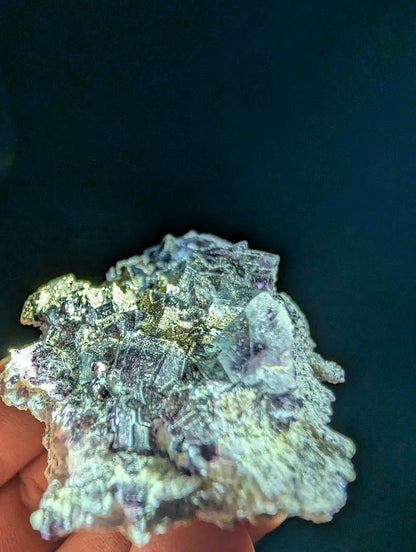 Fluorite with Pyrite - Yindu Mine, Inner Mongolia - Legacy Crystals and Minerals