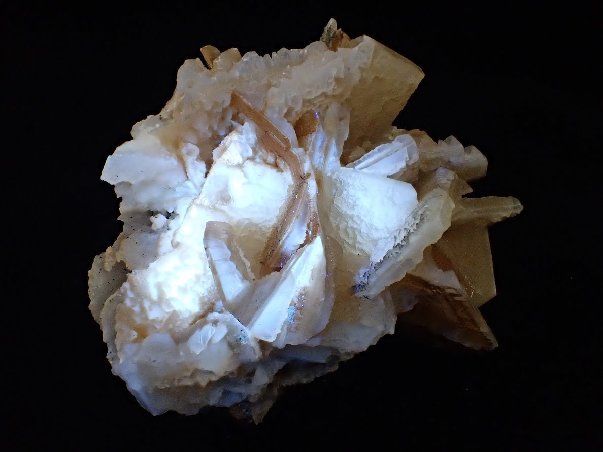 Golden Petal Calcite – Huanggang Mine, Inner Mongolia (208g) - Legacy Crystals and Minerals