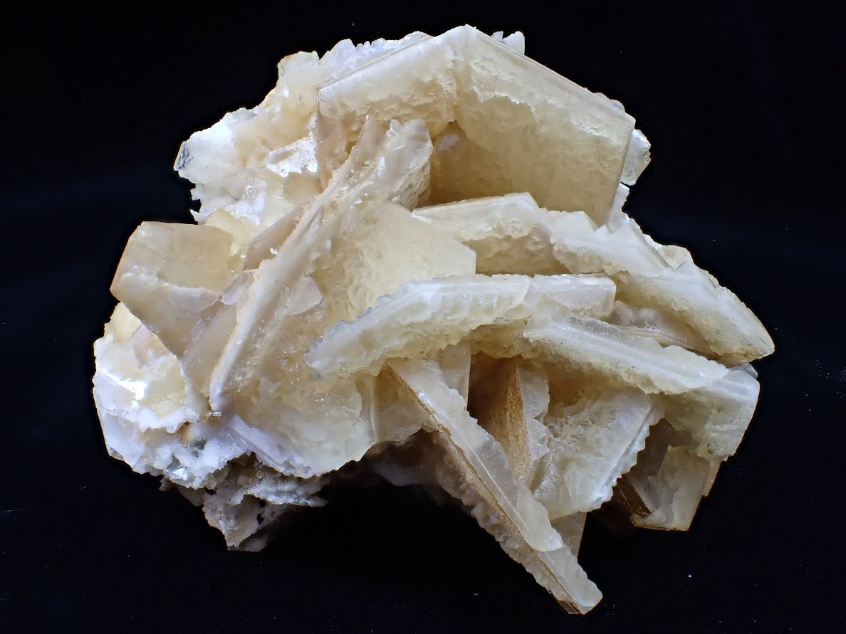Golden Petal Calcite – Huanggang Mine, Inner Mongolia (208g) - Legacy Crystals and Minerals
