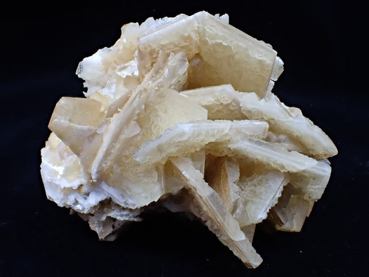Golden Petal Calcite – Huanggang Mine, Inner Mongolia (208g) - Legacy Crystals and Minerals
