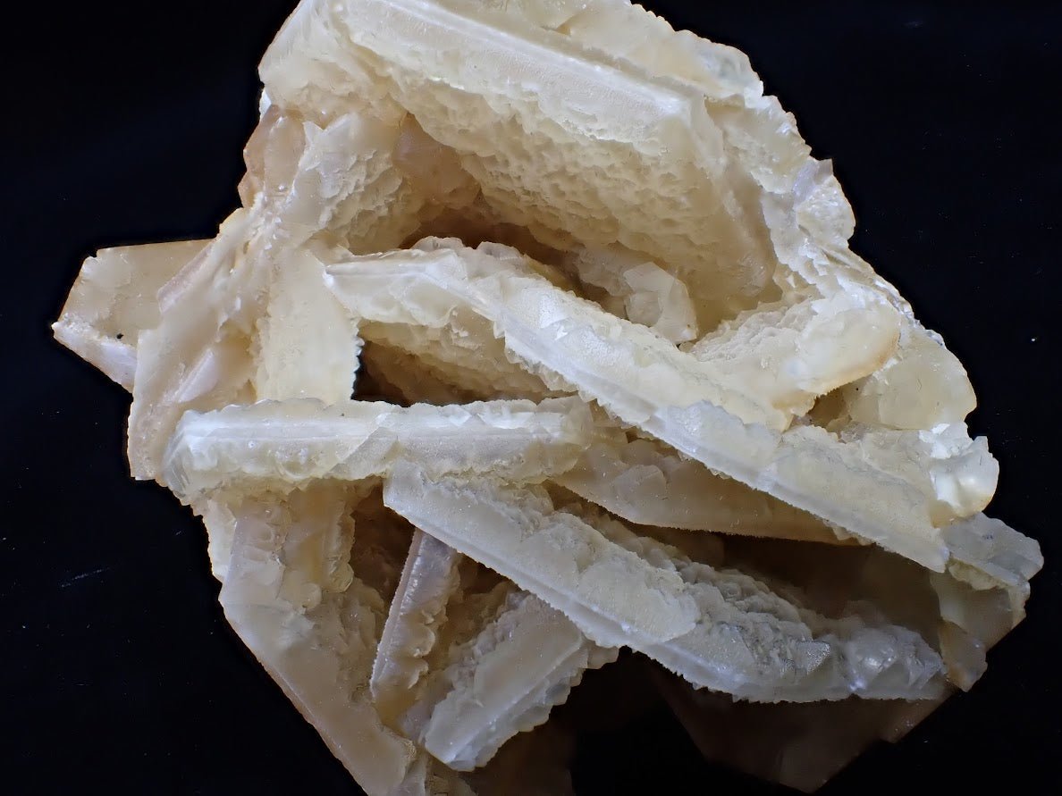 Golden Petal Calcite – Huanggang Mine, Inner Mongolia (208g) - Legacy Crystals and Minerals