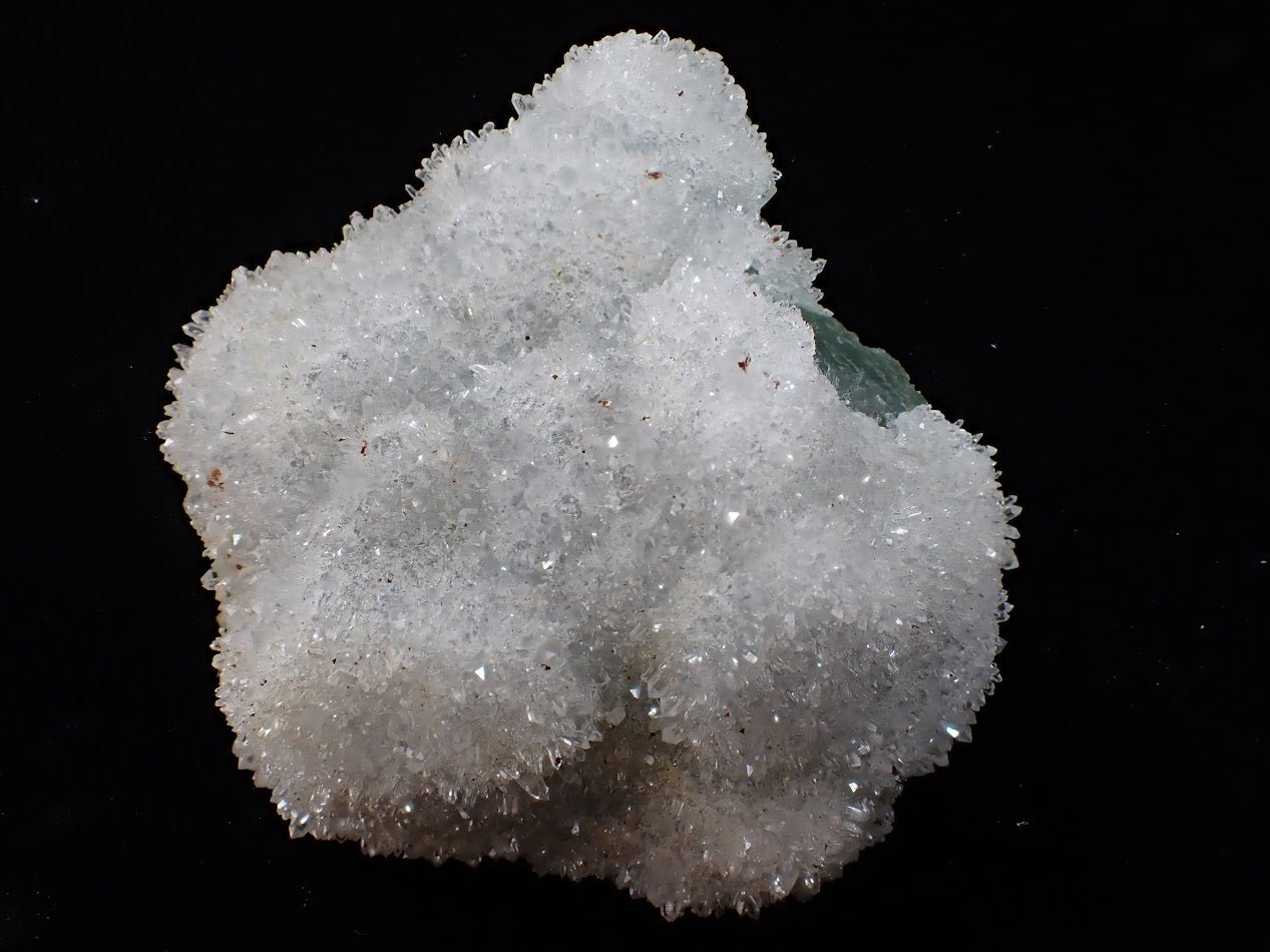 Green Diamond Fluorite with Quartz – Fujian Province, China - Legacy Crystals and Minerals
