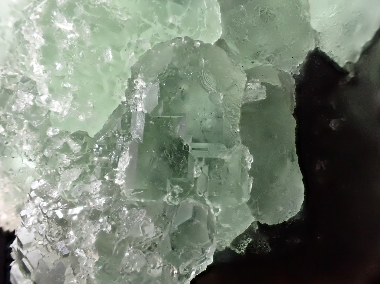 Green Diamond Fluorite with Quartz – Fujian Province, China - Legacy Crystals and Minerals