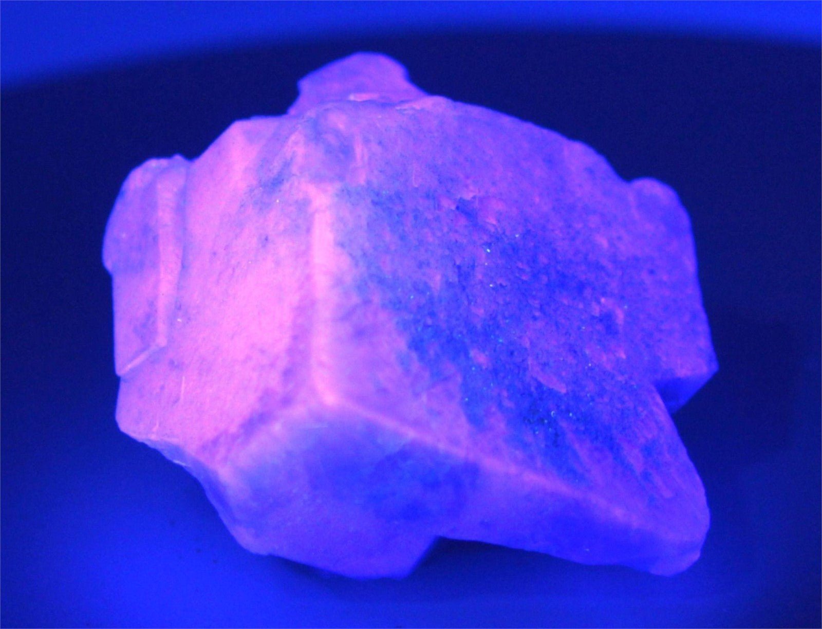 Green Fluorite Cube (UV Reactive) – Morocco - Legacy Crystals and Minerals