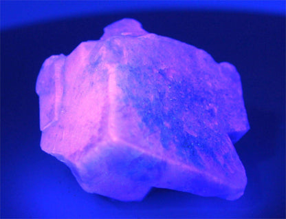 Green Fluorite Cube (UV Reactive) – Morocco - Legacy Crystals and Minerals