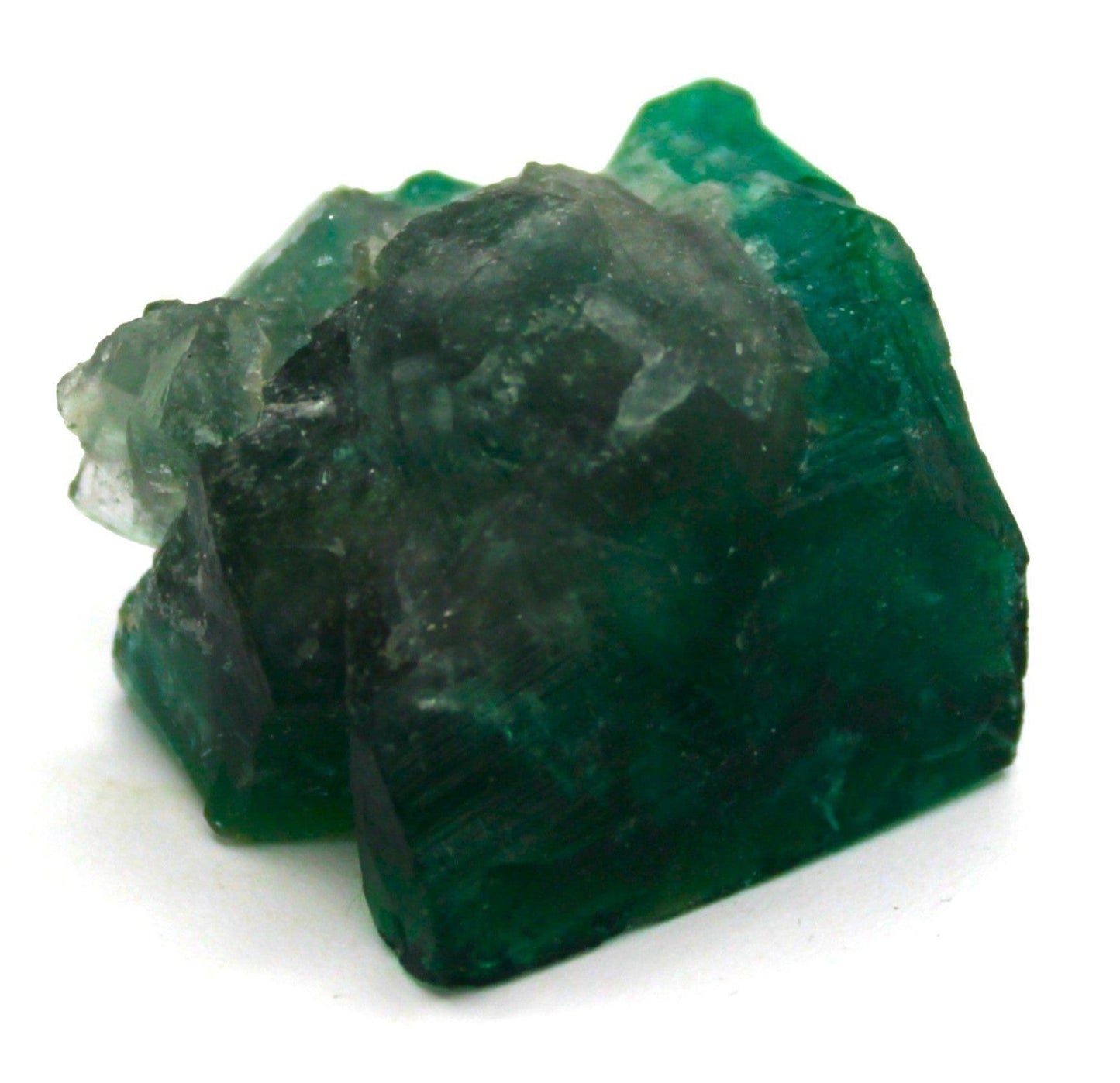 Green Fluorite Cube (UV Reactive) – Morocco - Legacy Crystals and Minerals