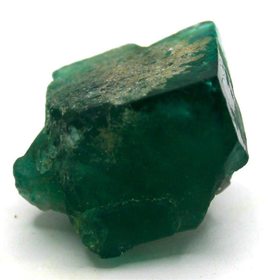 Green Fluorite Cube (UV Reactive) – Morocco - Legacy Crystals and Minerals