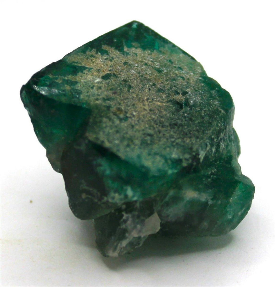 Green Fluorite Cube (UV Reactive) – Morocco - Legacy Crystals and Minerals