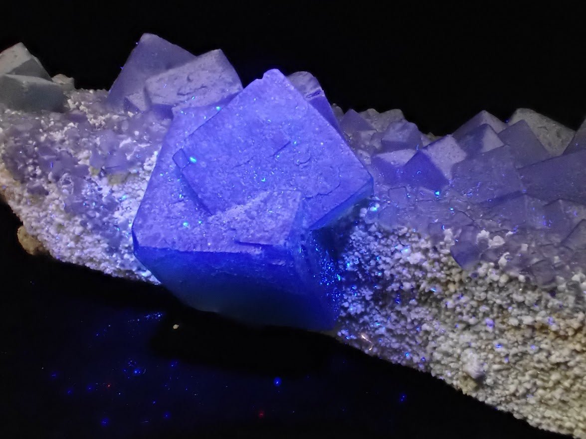Green Fluorite on Quartz Matrix – Huanggang Mine, Inner Mongolia - Legacy Crystals and Minerals
