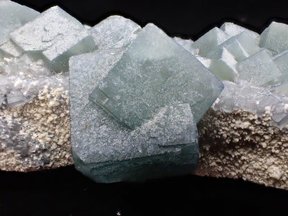 Green Fluorite on Quartz Matrix – Huanggang Mine, Inner Mongolia - Legacy Crystals and Minerals