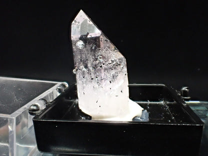 High - Clarity Inclusion Quartz with Skeletal Features – Goboboseb Mountains, Namibia – Collector Specimen (30mm) - Legacy Crystals and Minerals