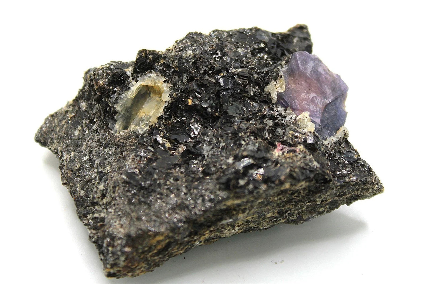 Natural Raw Ruby Crystal with Black Mica from Burma – Unique Specimen