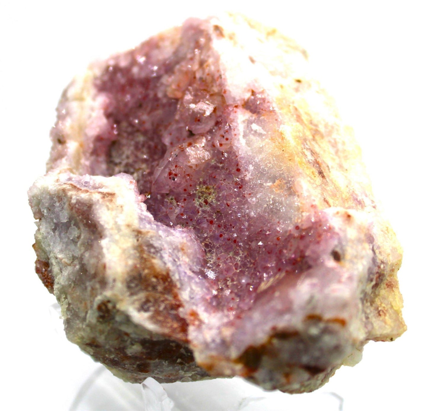 Canadian Amethyst with Hematite-Tinted Crystallization