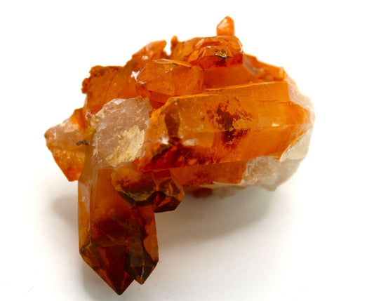 Tangerine / Fire Quartz Crystal Cluster from Brazil Approx. 7 cm x 5 cm