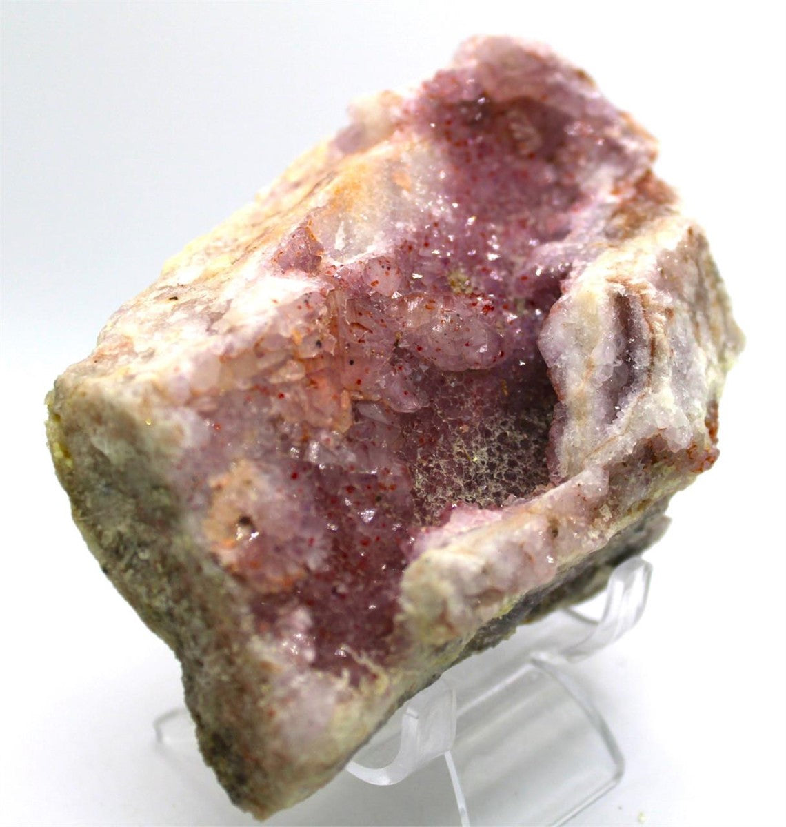 Canadian Amethyst with Hematite-Tinted Crystallization