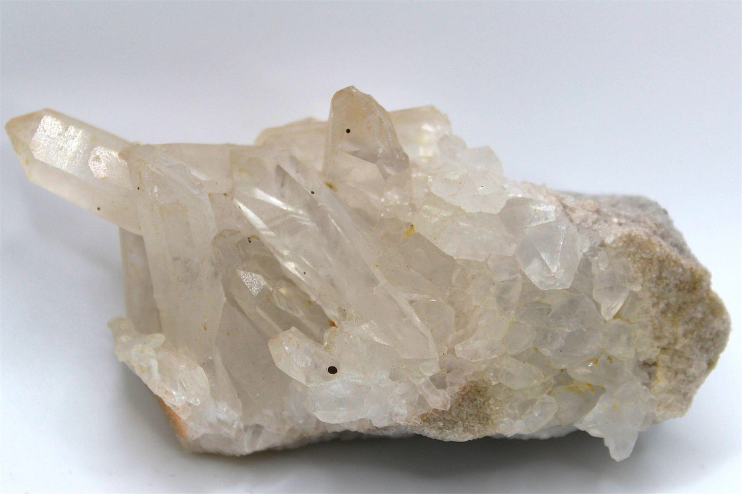 Clear Quartz Crystal Cluster from Brazil Approx. 10 cm x 5.5 cm