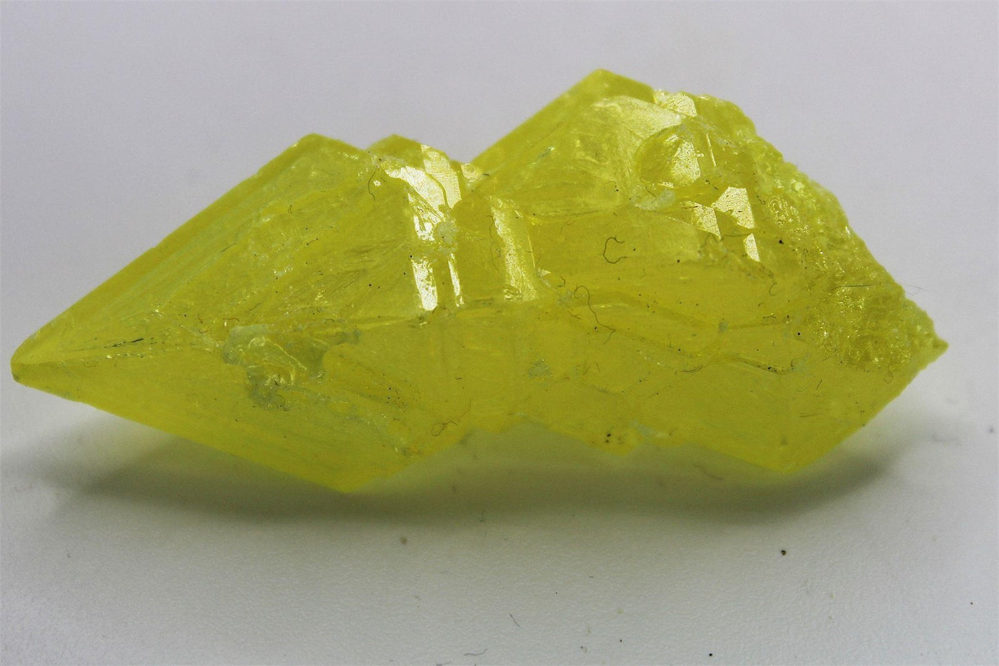 Sulphur Crystal Point from Burma Approx. 6 cm x 2.4 cm