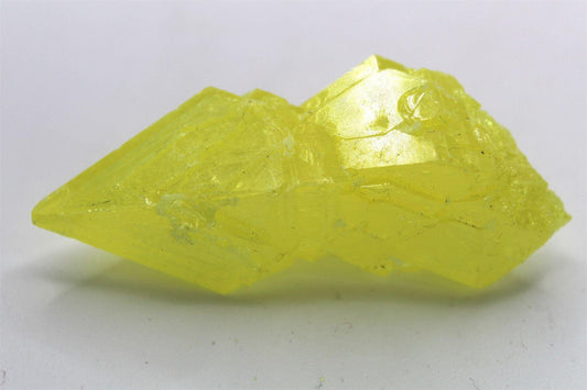 Sulphur Crystal Point from Burma Approx. 6 cm x 2.4 cm