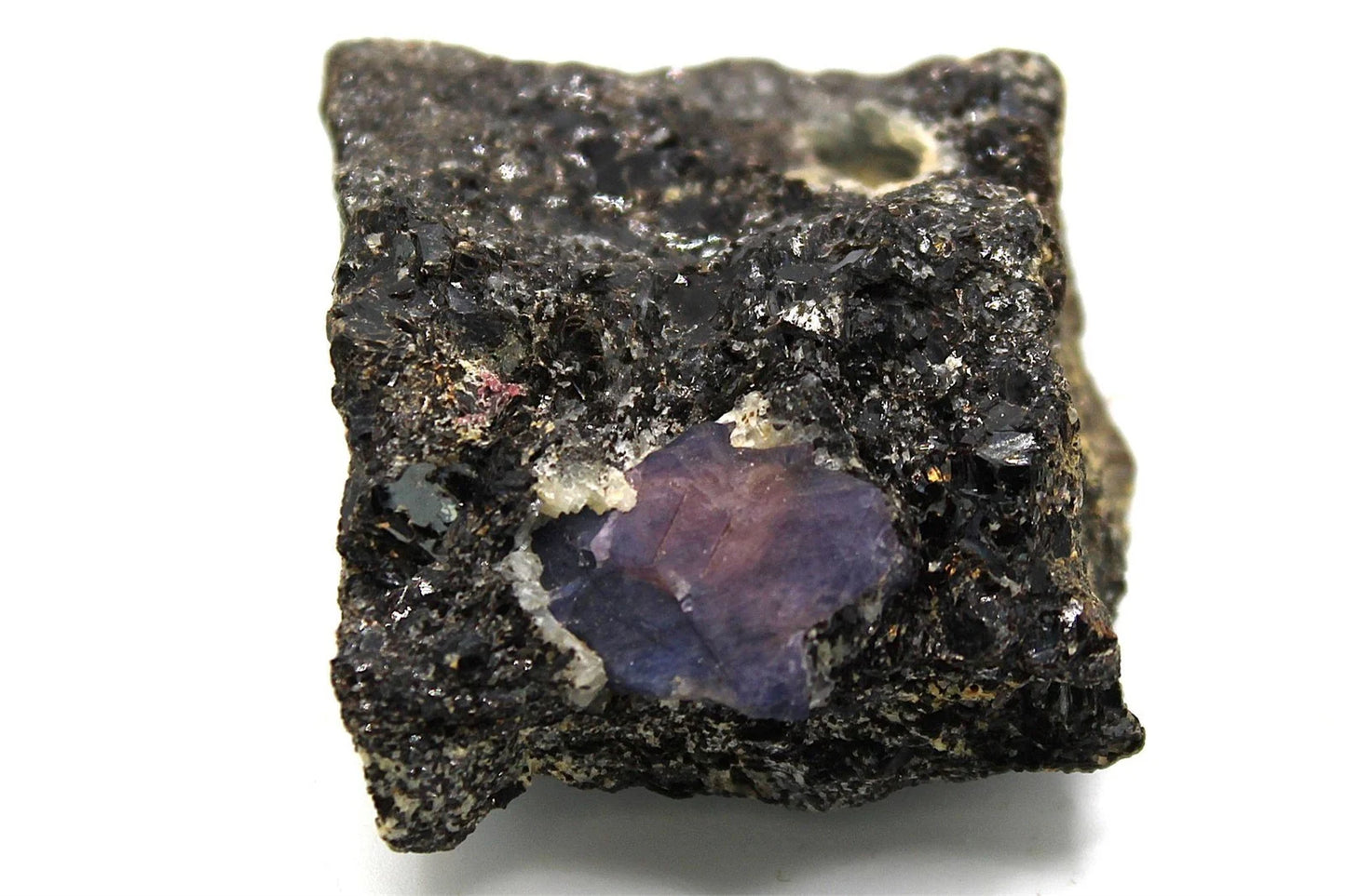 Natural Raw Ruby Crystal with Black Mica from Burma – Unique Specimen