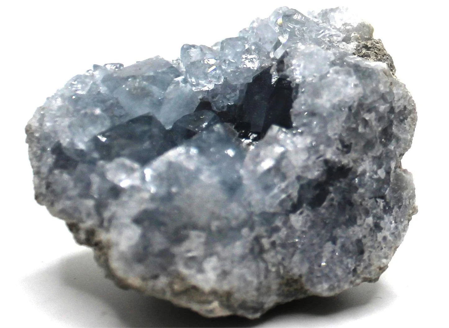 Blue Celestite Cluster – Natural Specimen from Madagascar