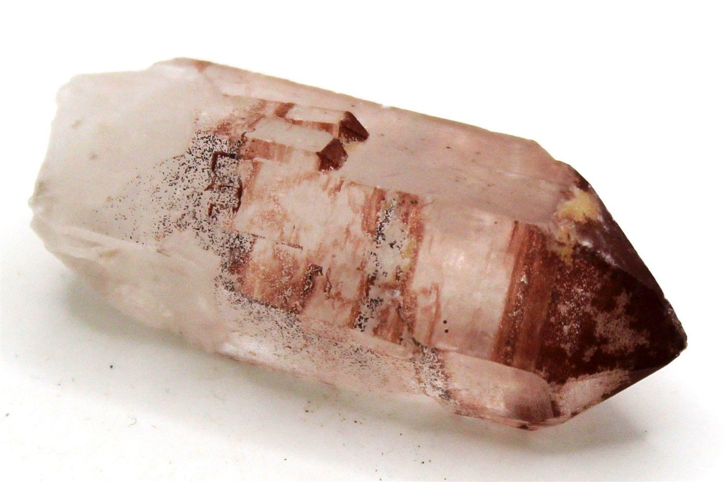 Pink Lithium Quartz Point – Natural Crystal from Brazil