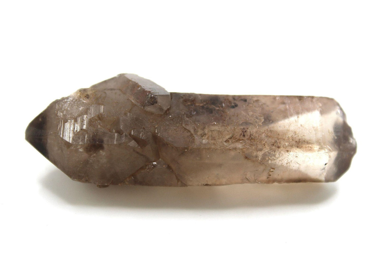 Smoky Garden Quartz Crystal Point (Double-Terminated) – Brazil