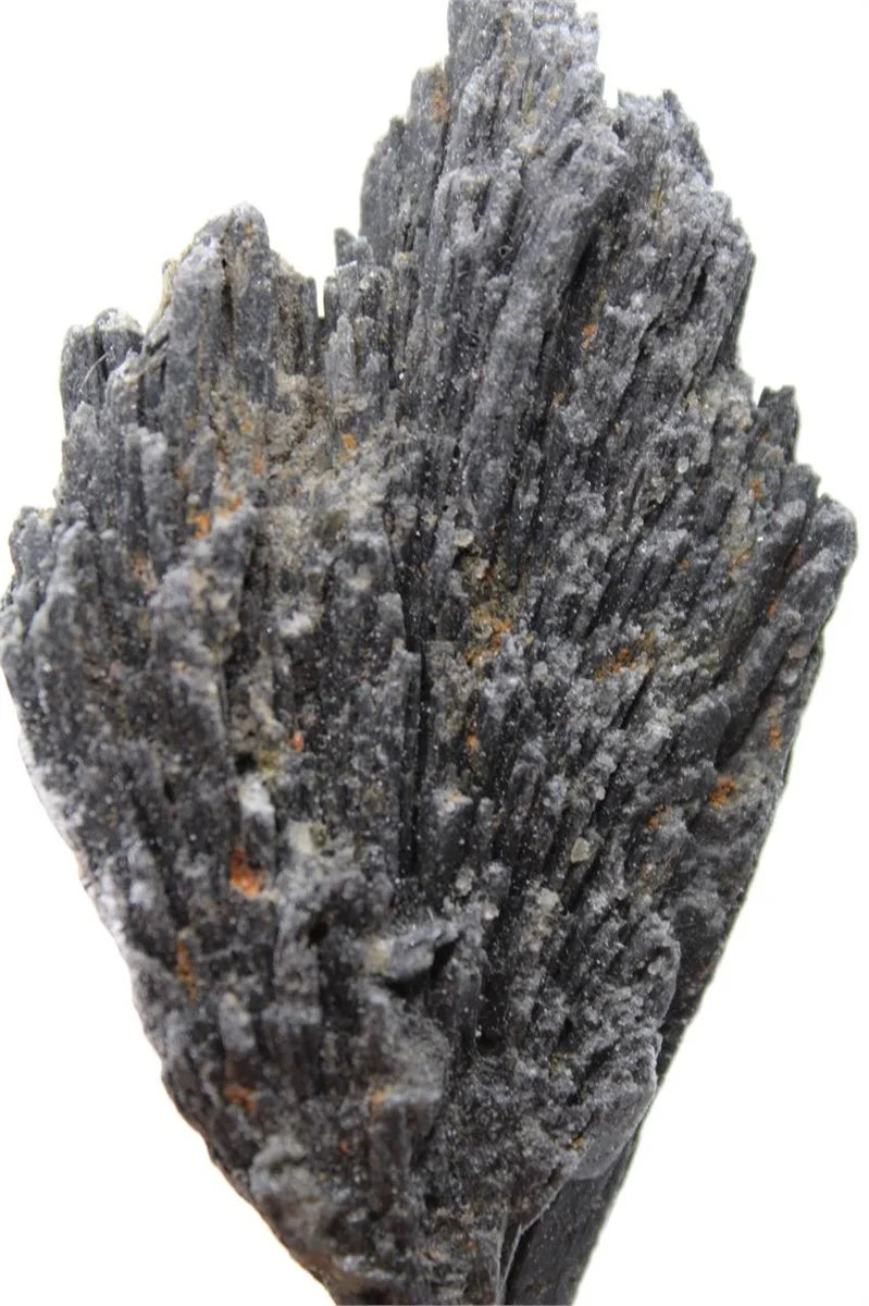 Black Kyanite Crystal on Metal Stand – Natural Specimen from Brazil