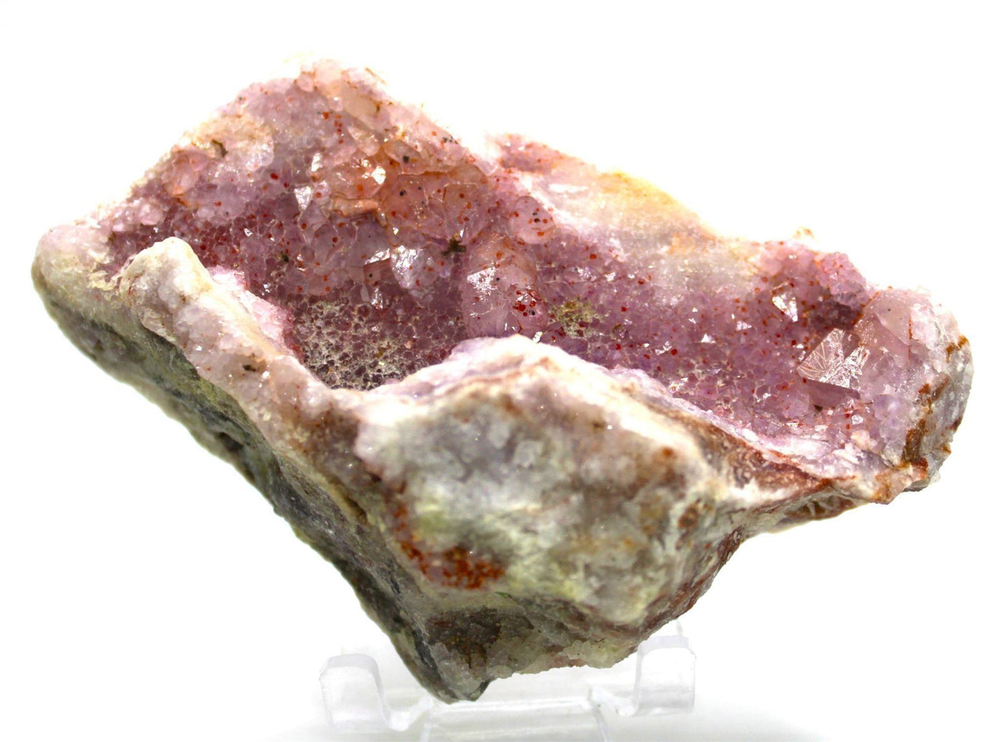 Canadian Amethyst with Hematite-Tinted Crystallization