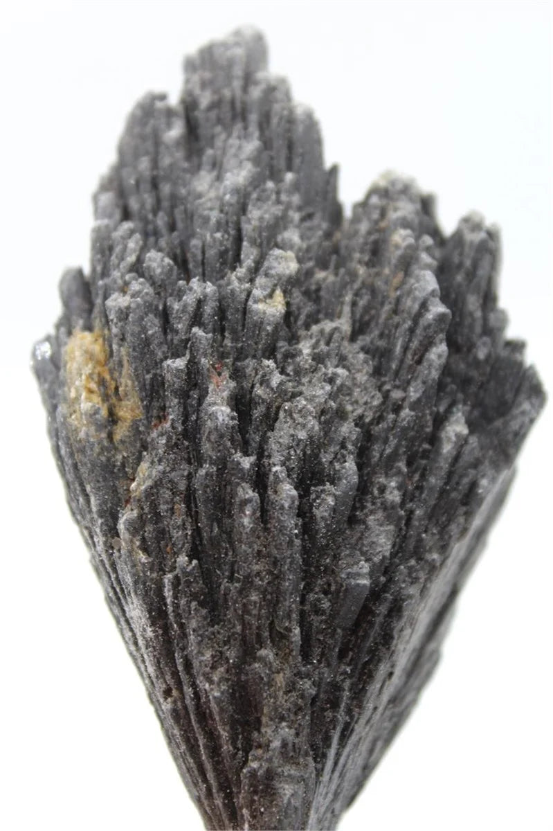 Black Kyanite Crystal on Metal Stand – Natural Specimen from Brazil