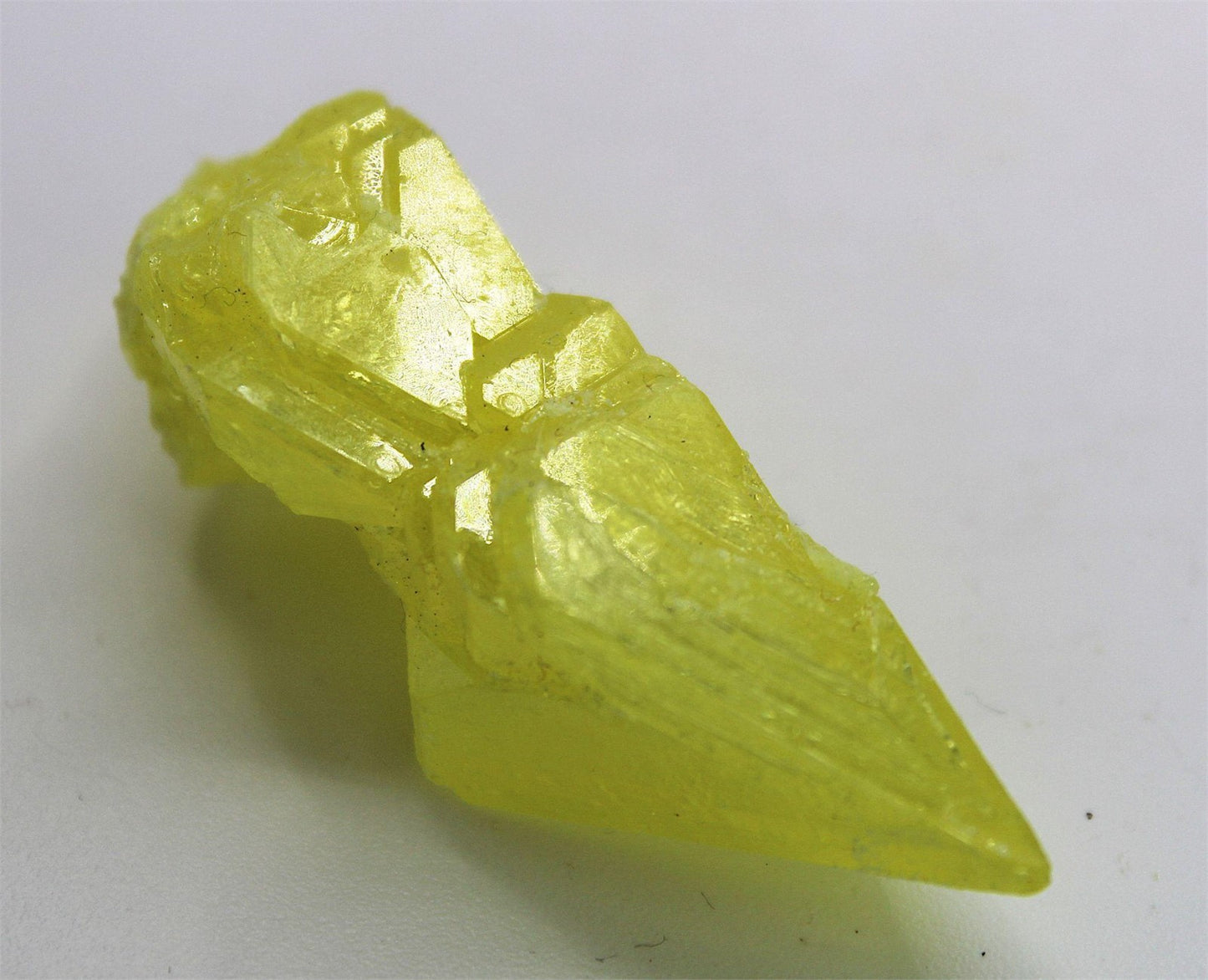 Sulphur Crystal Point from Burma Approx. 6 cm x 2.4 cm