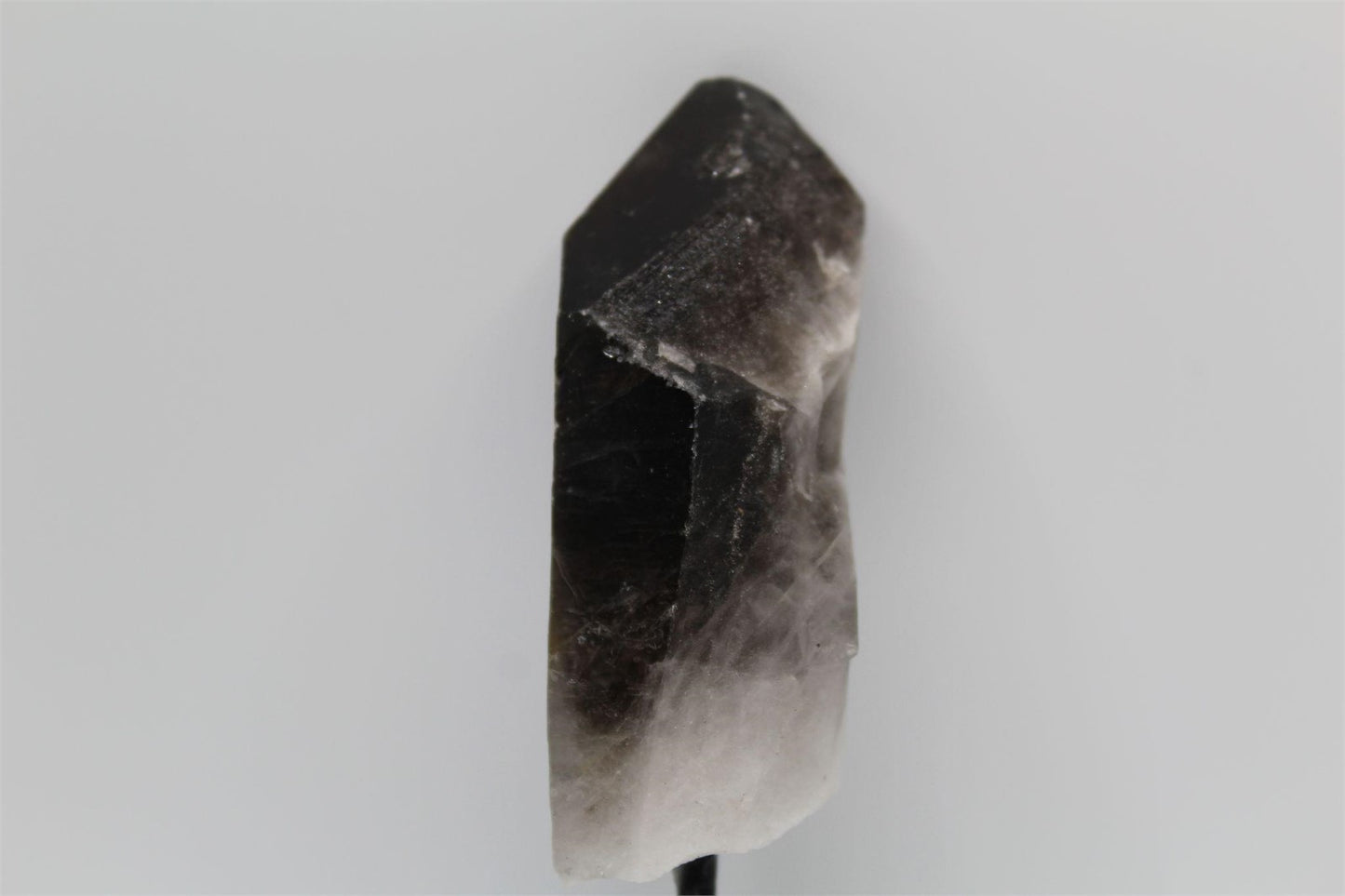 Smoky Quartz Crystal on Metal Stand – Garden/Phantom Inclusions, Brazil