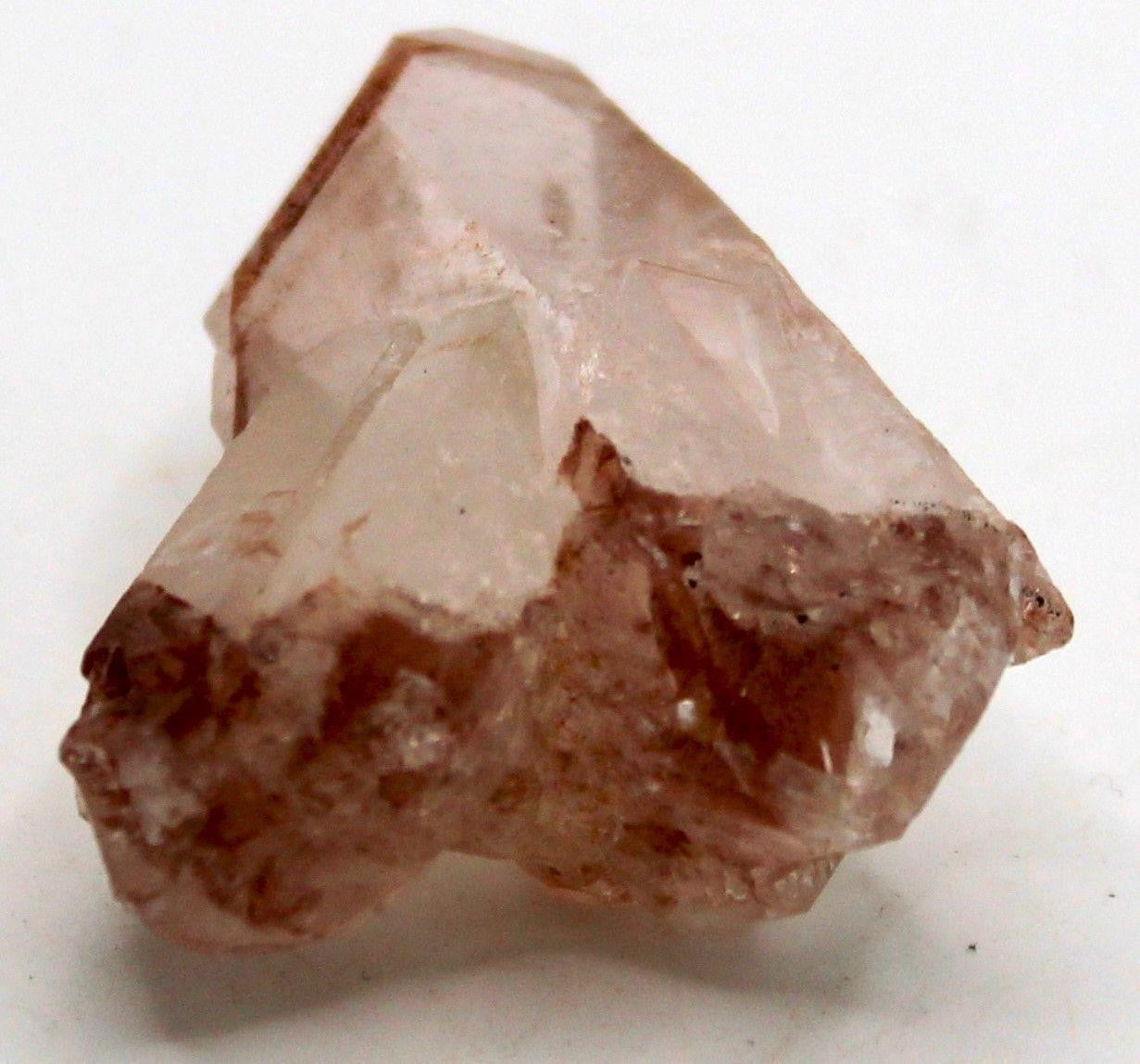 Double-Terminated Pink Lithium Quartz Point from Brazil – 3.5 cm x 2.5 cm