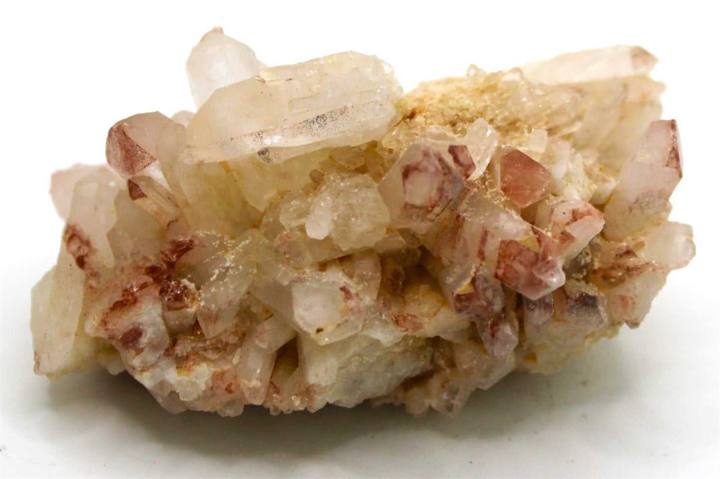 Pink Lithium Quartz Cluster from Brazil – Natural Healing Crystal