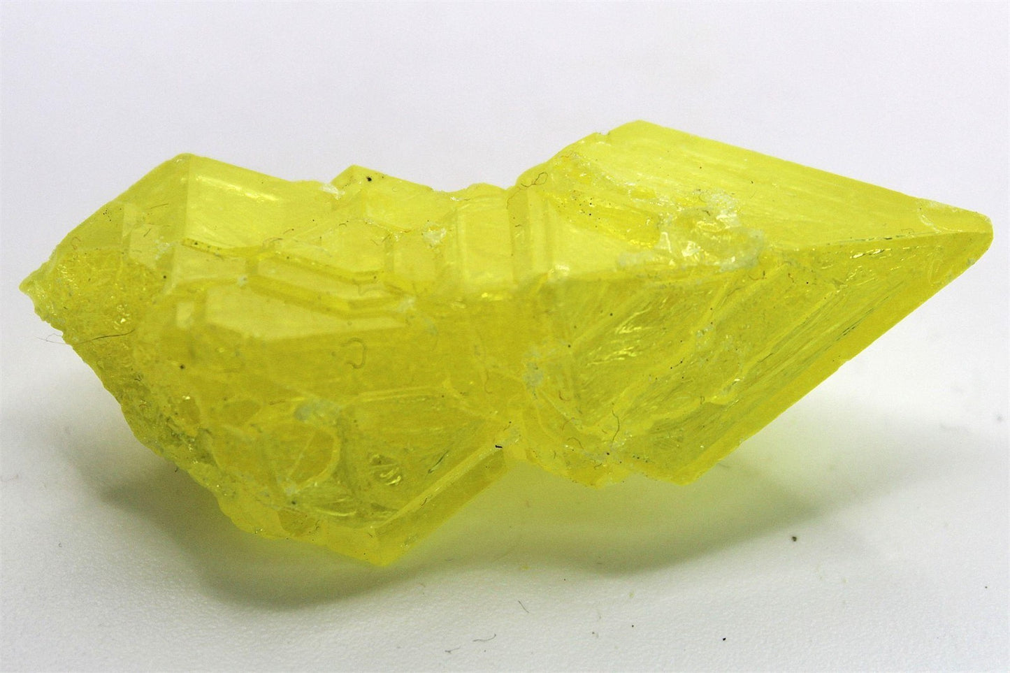 Sulphur Crystal Point from Burma Approx. 6 cm x 2.4 cm