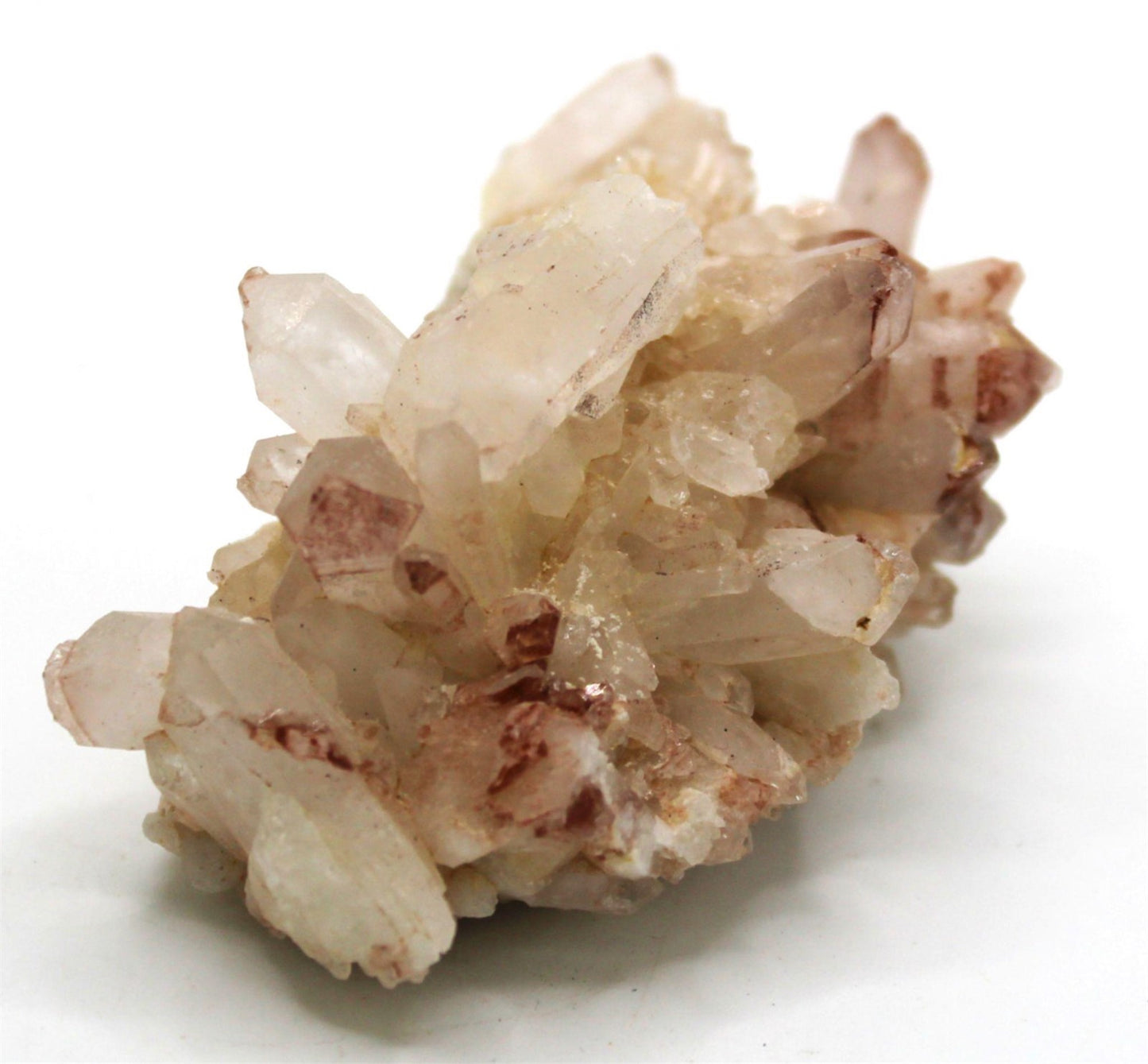 Pink Lithium Quartz Cluster from Brazil – Natural Healing Crystal