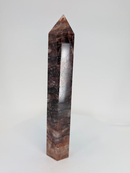 Fire Quartz tower – translucent internal flame pattern