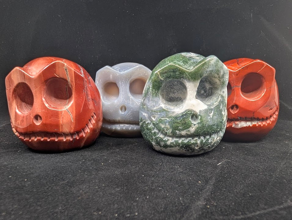 Jack Skellington head carving collection