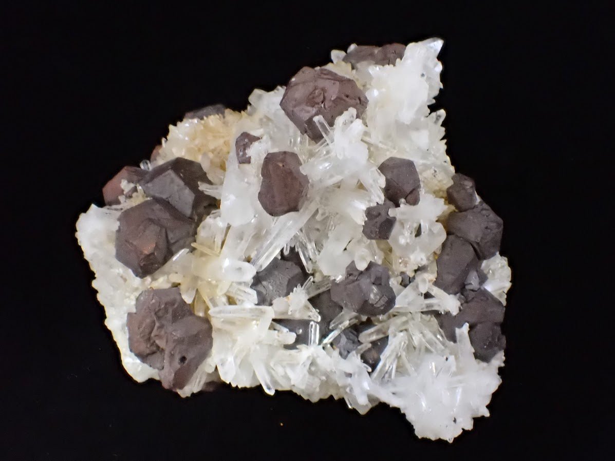 Large Black Pyrite & Quartz Cluster – Fengjiashan Mine (1043g) - Legacy Crystals and Minerals