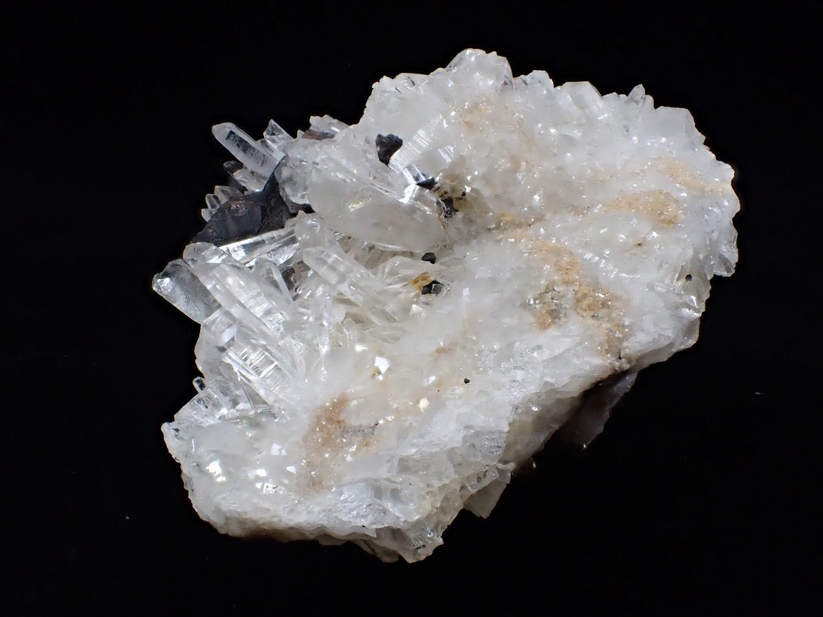 Large Black Pyrite with Quartz – Fengjiashan Mine (6") - Legacy Crystals and Minerals