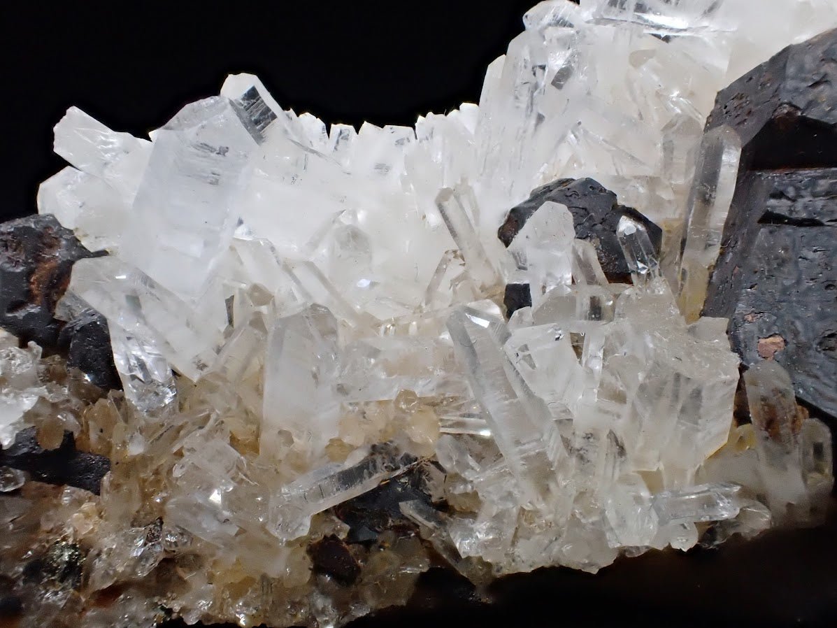 Large Black Pyrite with Quartz – Fengjiashan Mine (6") - Legacy Crystals and Minerals