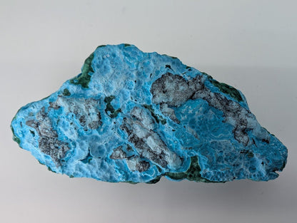 Large Congo Chrysocolla with Malachite – Botryoidal Veined Specimen (620g, 6.5") - Legacy Crystals and Minerals