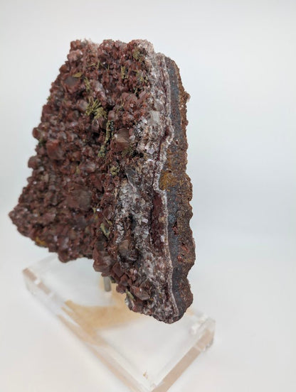 Large Museum - Quality Red Calcite with Pyrite 10 x 8 in 4.67kg - Daye Mine, Hubei Province, China - Legacy Crystals and Minerals